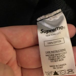 supreme navy boxlogo fw16 used